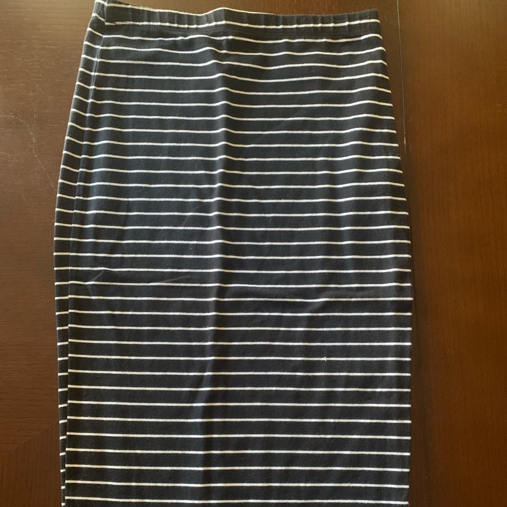 Cotton Black and White Skirt